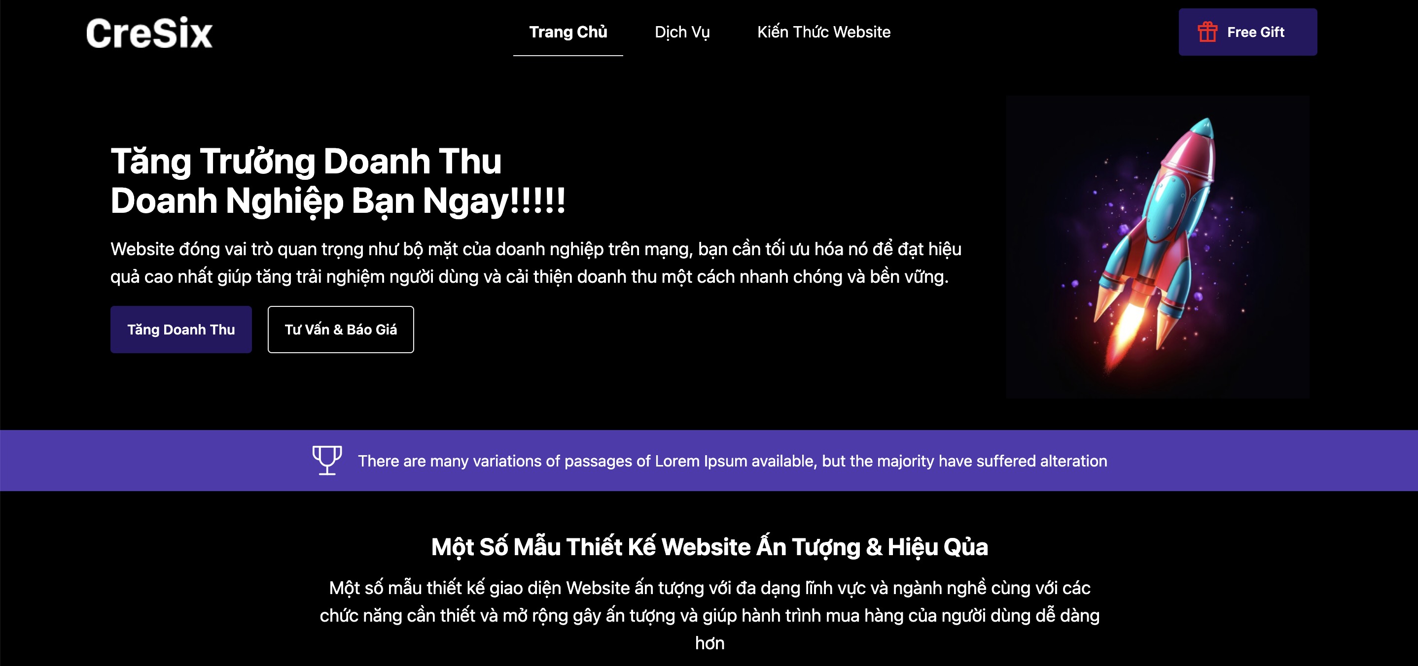 Website Dịch vụ